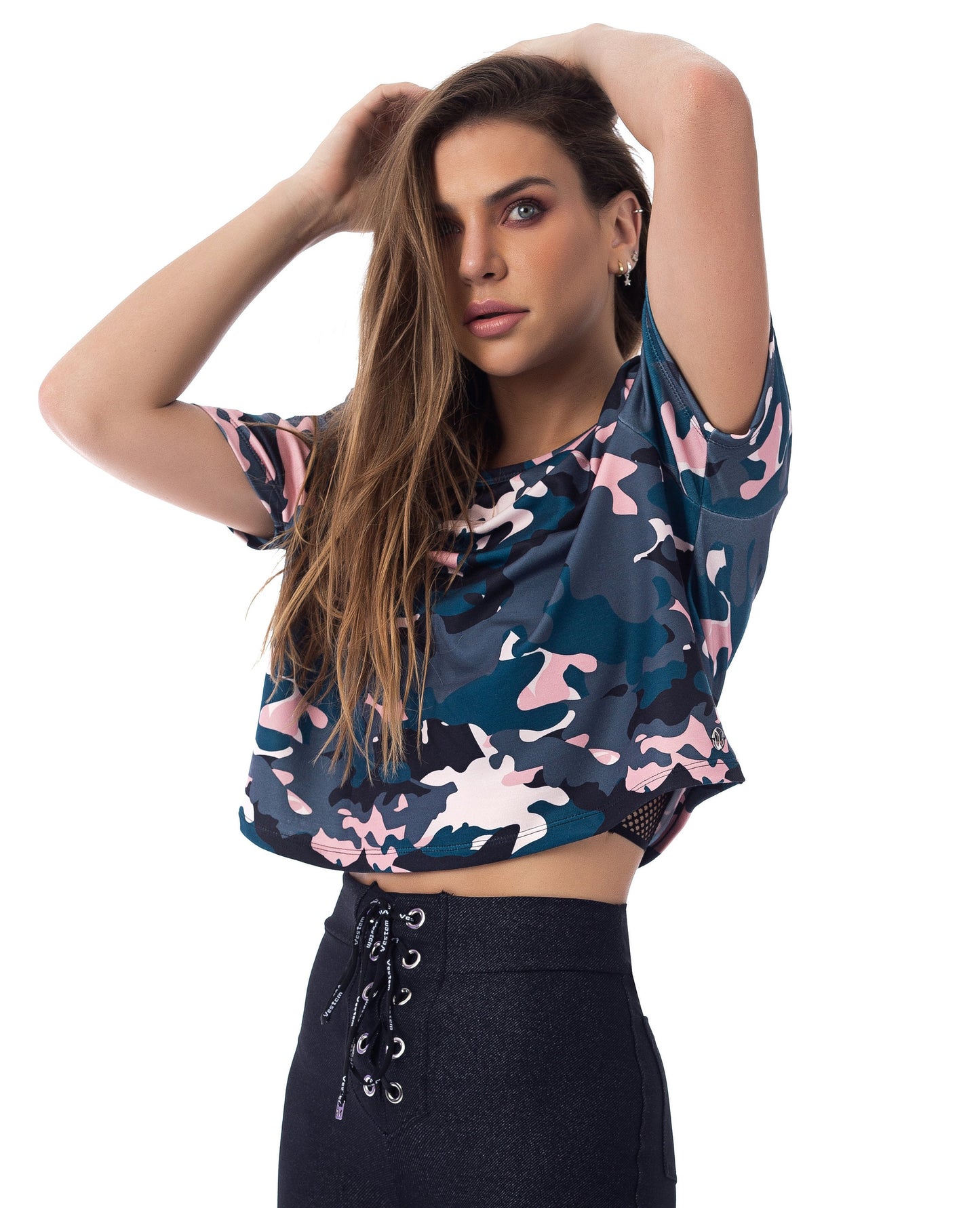 DAISY CAMO CROP TOP