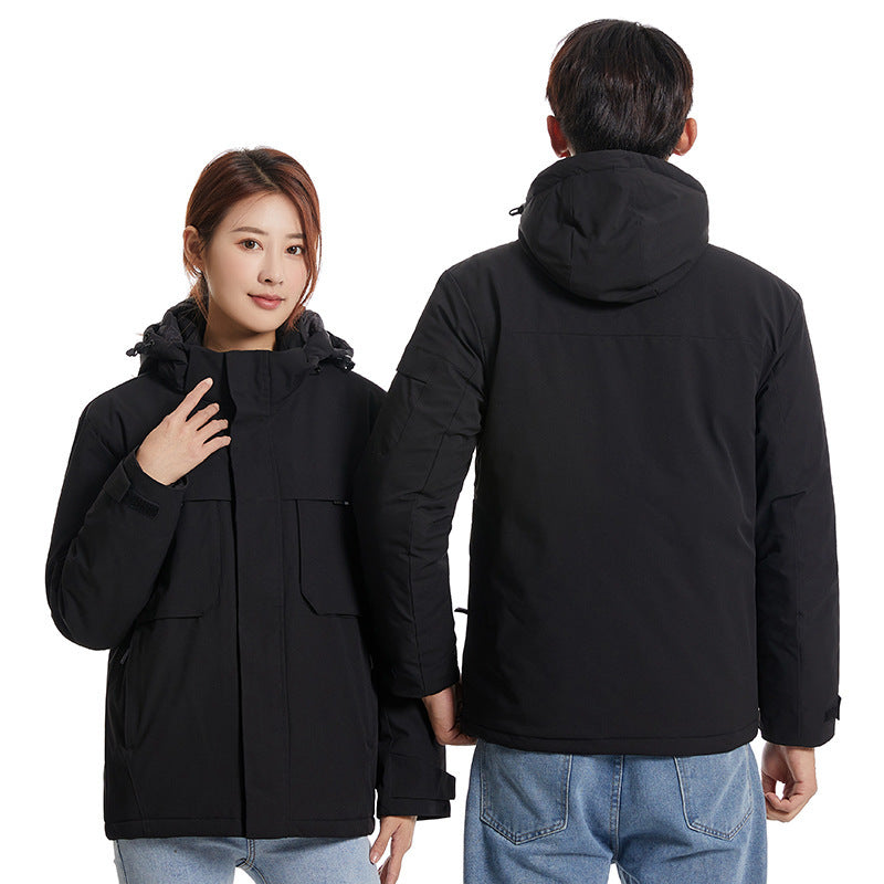 Intelligent Heating Charge Jacket For Men And Women In Winter