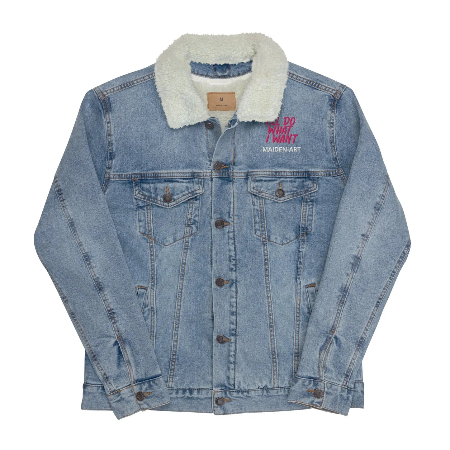 Denim sherpa jacket REBEL GIRL