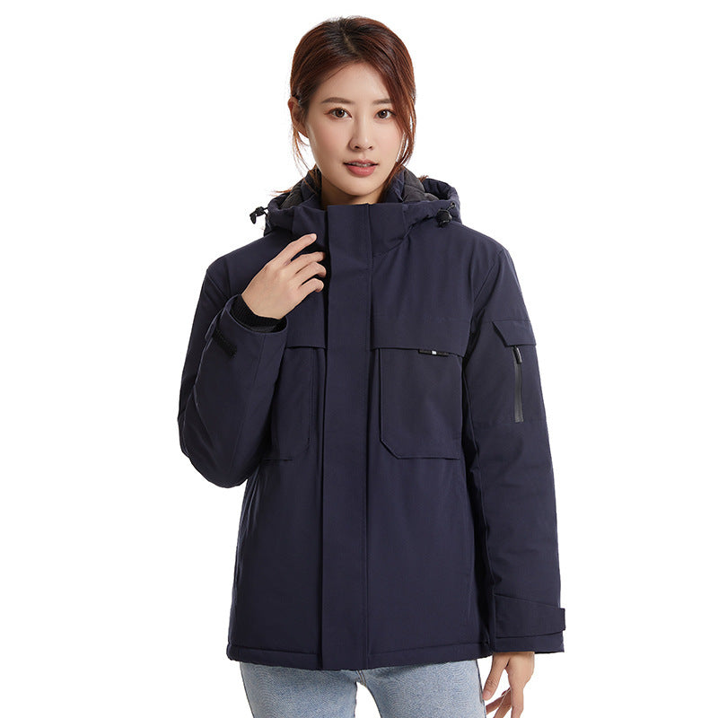 Intelligent Heating Charge Jacket For Men And Women In Winter